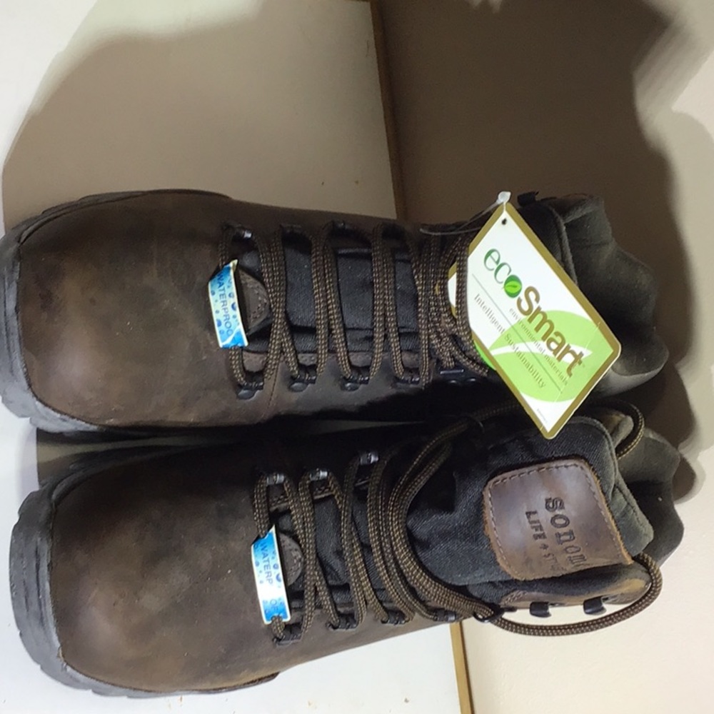 EcoSmart brand waterproof boots.